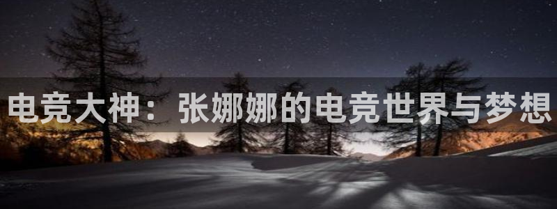 火博电竞app官网网站：电竞大神：张娜娜的电竞世界与梦想