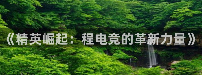 火博电竞app官网网站：《精英崛起：程电竞的革新力量》